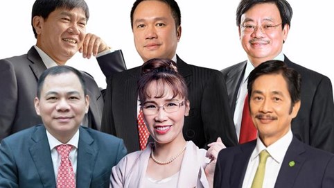 Top 20 người giàu sàn chứng khoán tháng 4: Cổ phiếu Novaland, Hoà Phát hồi phục mang tiền về cho ông chủ